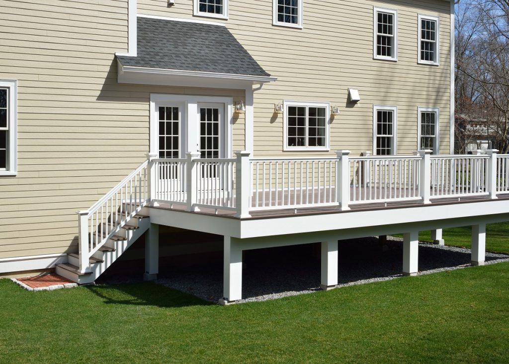 deck attached to house
