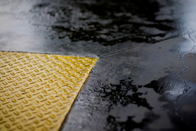 wet garage floor