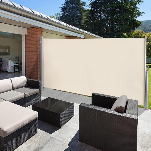 Customizable Retractable Iron Folding Side Awning Screen Privacy