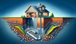 Exteriror French Drain Basement Waterproofing