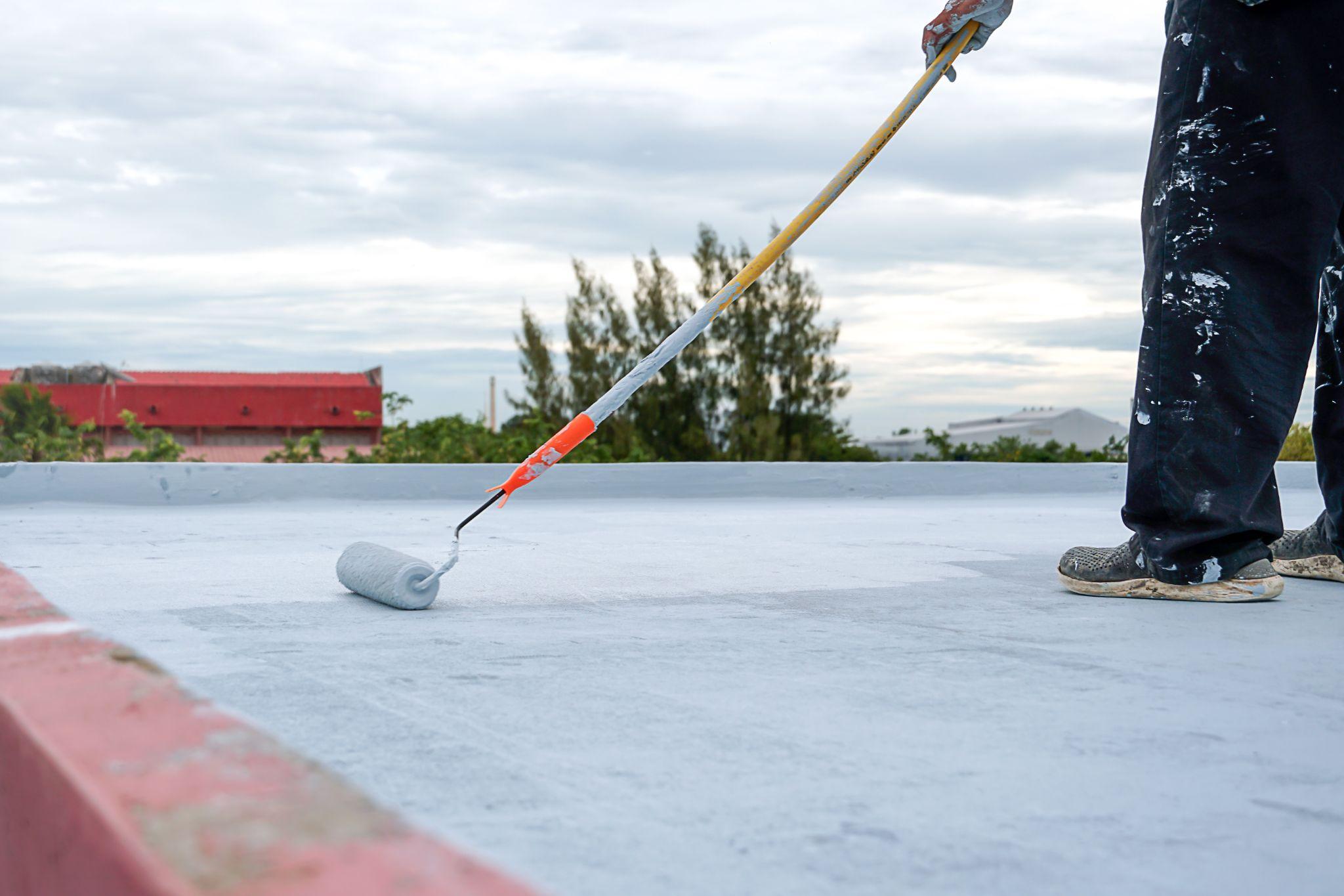 Repairing and waterproofing deck flooring.