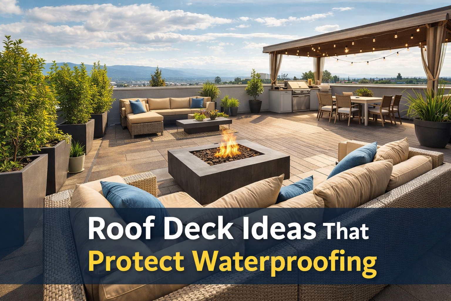 Roof Deck Ideas That Protect Waterproofing